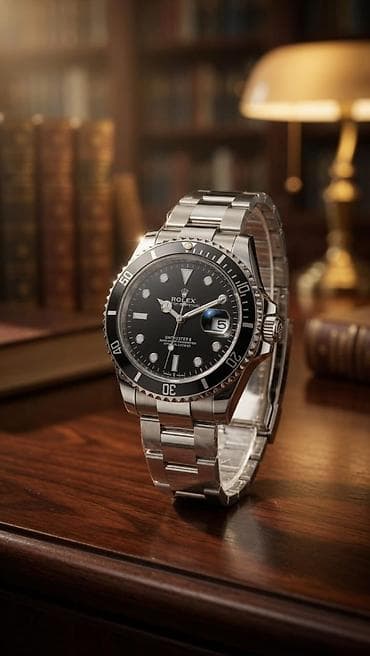 luc saati: Qol saatı, Rolex, rəng - Qara — 2