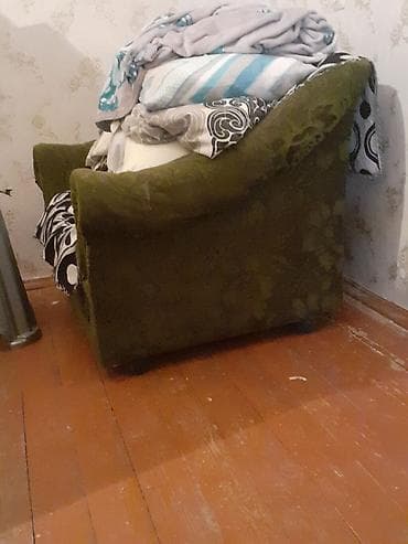 bez parça: Kreslo, Vеlur parça, Çatdırılma yoxdur — 1