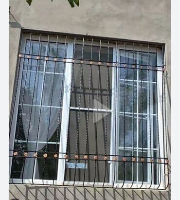 Dəmir pəncərə barmaqlıqları - Material: qalınarmaturlu, bərkidilmiş lalafo.az -da Dəmir pəncərə barmaqlıqları - Material: qalınarmaturlu, bərkidilmiş