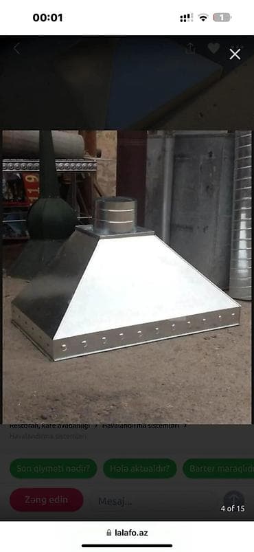 Havalandirma Zontiklerin ve Borularin Hazirlanmasi, Her Ölçüde ve