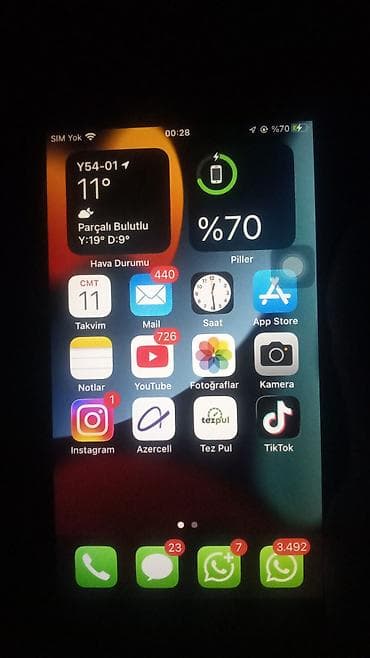 IPhone 7, 32 GB, Qara, Barmaq izi