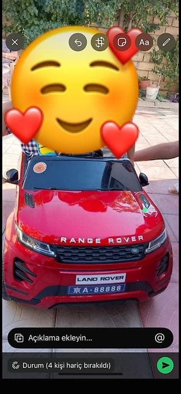 oyuncak maşın: Uşaq üçün elektrikli maşın – Land Rover üslubunda - Korpus rəngi — 1