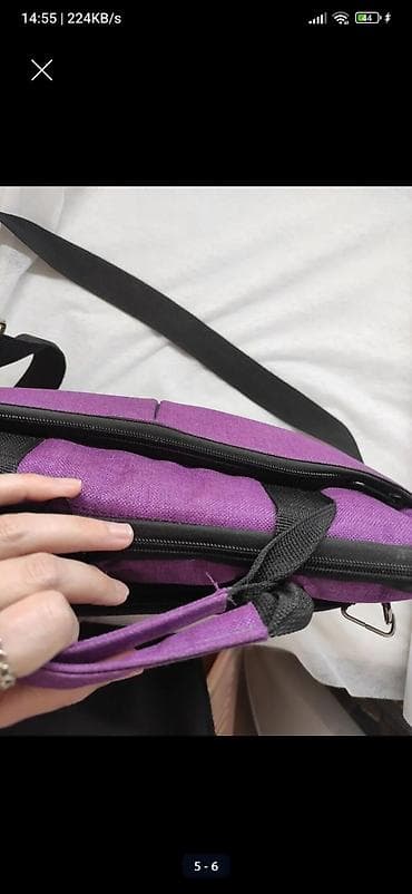 Elektronika: Bənövşəyi rəngdə laptop çantası - 14–15.6 düymlük noutbuklar üçün — 4