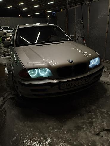 bmw z3: BMW 3 Series E46 sedan - Korpus: 4 qapılı sedan, gümüşü rəng - Salon — 2