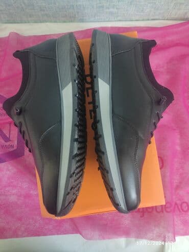 dəri kişi mokasinləri: Detektor firmasi 100% dəri təzə qara rəngli ortopedik krasovka Türkiyə — 4