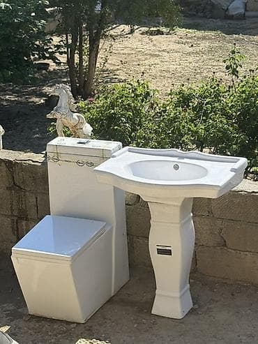 8 mart gullar: Mətbəx/banyo üçün keramik sanitar dəst - Material: yüksək keyfiyyətli — 2