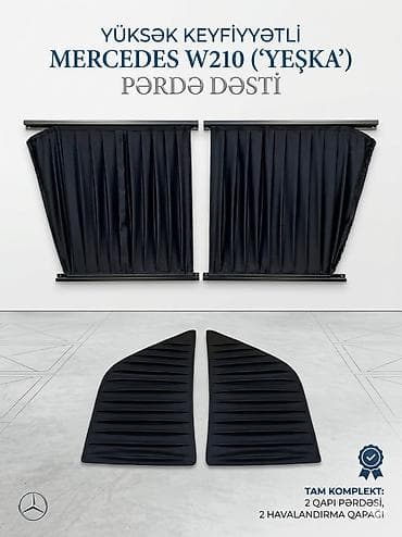 perdeleri: Mercedes W210 (Yeşka) üçün yüksək keyfiyyətli pərdə dəsti - Model — 1