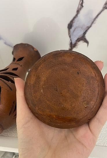 sam qabi: Çanakkaleden alınıb. Osmanlı Motivləri Əsaslı Şamdan. Altlığı — 3