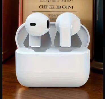 чехлы на аирподс 2: Новый Беспроводные (Bluetooth) Наушники, Apple, цвет - Белый — 1