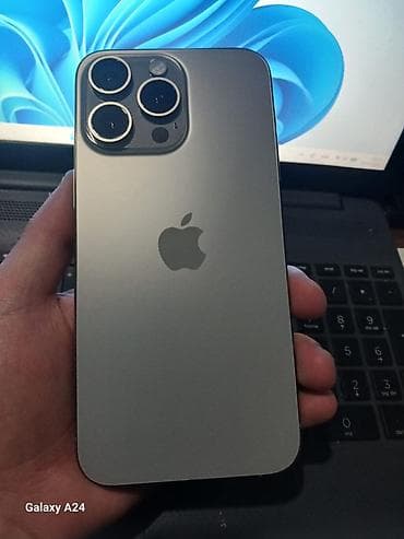 airpods max: IPhone 15 Pro Max, Gümüşü, Face ID — 2