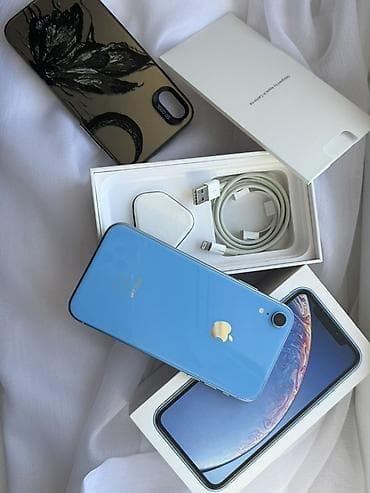 ТВ и видео: IPhone Xr, 128 ГБ, Голубой, Face ID — 1