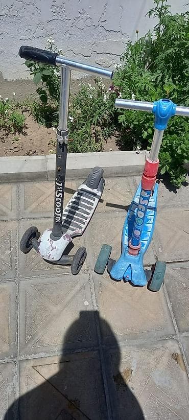 oyuncaqlar: Uşaq üçün oyun dəsti: plastik yelləncək və 2 skuter 3-ü birlikdə — 2