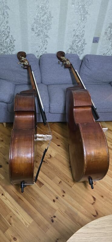Музыкальные инструменты: Kontrabass SSRİ Dövründən qalan alətlərdi yenidən orginal — 2