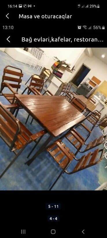 toxunma saplar satisi: Bag heyet stol stlu cixdi satiwa toz boya ile kiraskalanir 4 neferik — 27