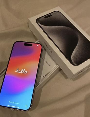 IPhone 15 Pro, 128 GB, Natural Titanium, Face ID