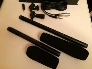 Pulsuz: Video chekiliwler ucun professional mikrafon qutuda aksesuarlar hamisi — 2