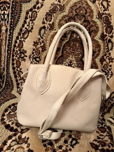Toy paltarları və aksesuarları: Bej rəngli qadın çantası cəmi 2-3 dəəf istifadə olunub — 2