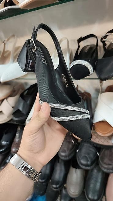 Tuflilər, Ölçü: 36, rəng - Qara, Yeni