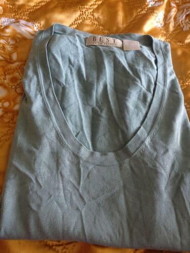 qadın puloverləri: Пуловер женскии нежный тонкий салатовый цвет размер м — 1