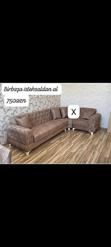 divan kafe: Künc divan dəsti – klassik kapitone işləməli, yumşaq oturacaq və — 1