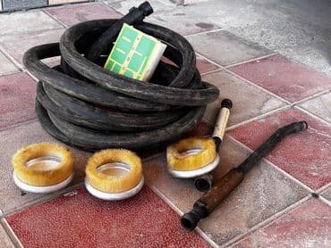 Avtoyuma üçün komplekt aksesuarlar - Uzun və qalın rezin şlanq