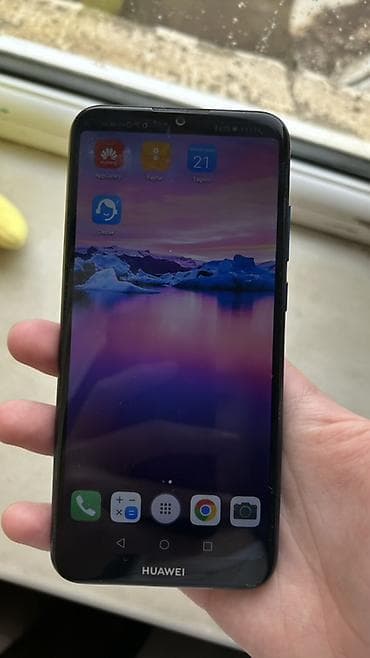 huawei telefonlari: Huawei 64 GB, rəng - Mavi, Barmaq izi — 4