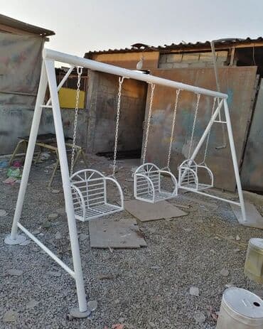 sallanan kreslo: Yeni, Divan-yelləncək, Zontikli, Metal — 4