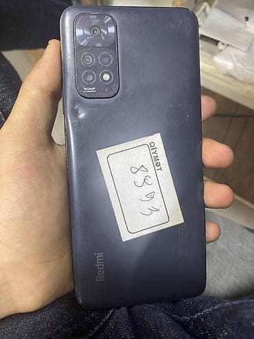redmi k60e: Redmi Note 11, 64 GB, rəng - Qara — 3