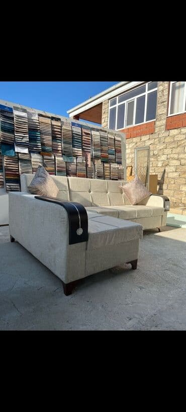 диван бу: Угловой диван, Раскладной, С подъемным механизмом, Ткань, Бесплатная доставка — 3