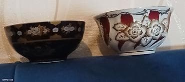 meyve dekor: Çexiya istehsalı------6eded--- dekorativ qablar – 10əded.5+5 — 3