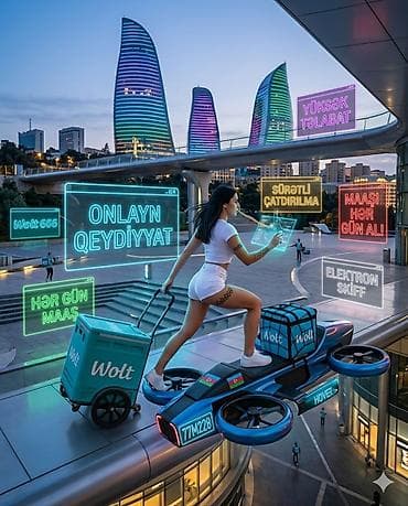 fehle is: Moto-kuryer tələb olunur, Gündəlik ödəniş, Təcrübəsiz — 1
