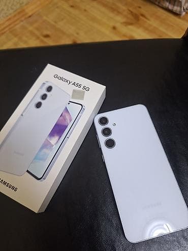 5g modem: Samsung Galaxy A55 5G, rəng - Ağ — 6