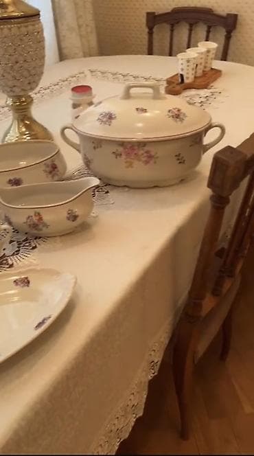 cehizlik sufreler instagram: Nahar dəsti, rəng - Ağ, Farfor, SSRİ — 4