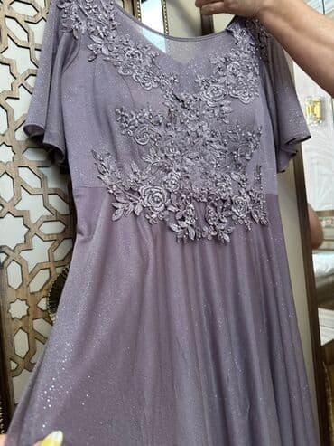 детские платья с длинным рукавом: Вечернее платье, Макси, XL — 2