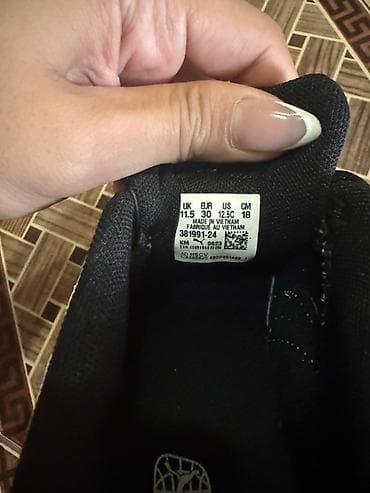 qara ketler: Rəng - Qara Krossovkalar, Puma, Ölçü: 30, Qız üçün — 5