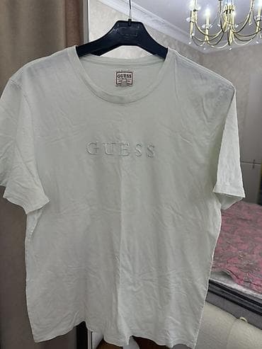 alt geyimi: Futbolka, Guess, L, rəng - Ağ — 1