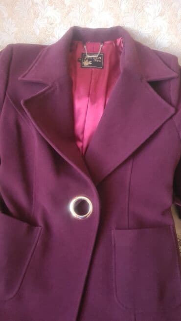 kardiqan modelleri: Palto, 2XL, rəng - Bənövşəyi — 2