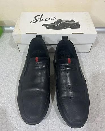 Ayaqqabılar: Kişi ayaqqabısı – slip-on model - Rəng: qara - Üst hissə: Yumşaq dəri — 1