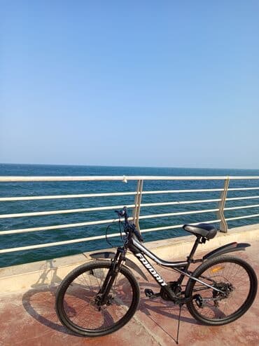 kreditle velosiped baku: Favorit dağ velosipedi - Rəng: qara, ağ loqo yazıları - Çərçivə — 2