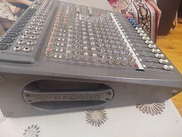 dvd satisi: Komplekt satılır.Dynacord PowerMate 1000 səs pultu (powered mixer) — 6