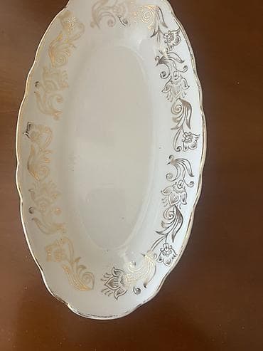 sufre: Boşqablar, 1 əd, rəng - Ağ, Farfor — 1