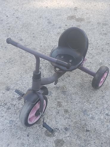 Uşaq üçtəkərli velosiped - Metal karkaslı, ön pedallı klassik model - — 4