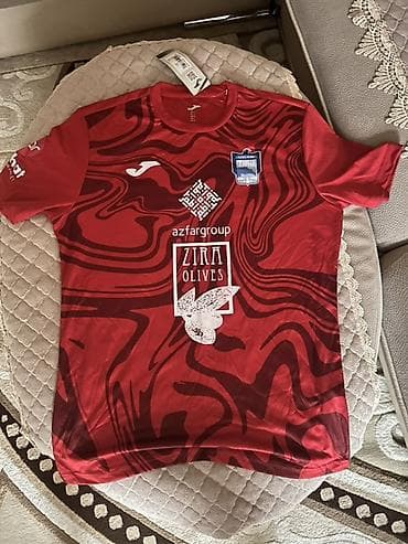 Futbolka, Joma, L, rəng - Qırmızı