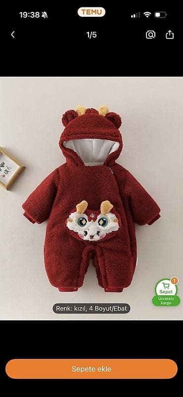 usag desti: Uşaq dəsti, Uniseks, 6 - 9 ay — 7