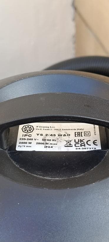 Tozsovuran avadanlığı: IPC YS 2/45 W&D Peşəkar Yaş və Quru Sənaye Tozsoranı (Made in — 5