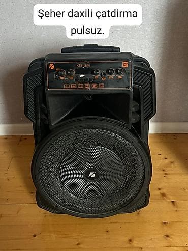 100 mahni yükle: KTS-1640 model Karoke 80.azn.(mikrafonu var) Bluetooth vasitəsilə — 1