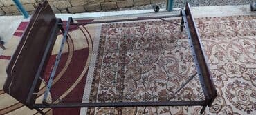 qoşa taxt: İşlənmiş, İkinəfərlik çarpayı, Bazasız, Matrassız, Siyirməsiz — 3