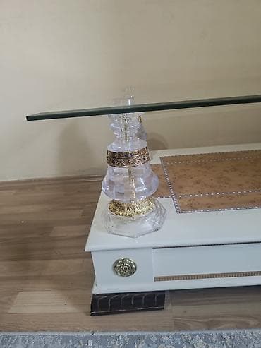 стеклянная мебель на заказ: Прямой стол, Нераскладной, Стекло — 2