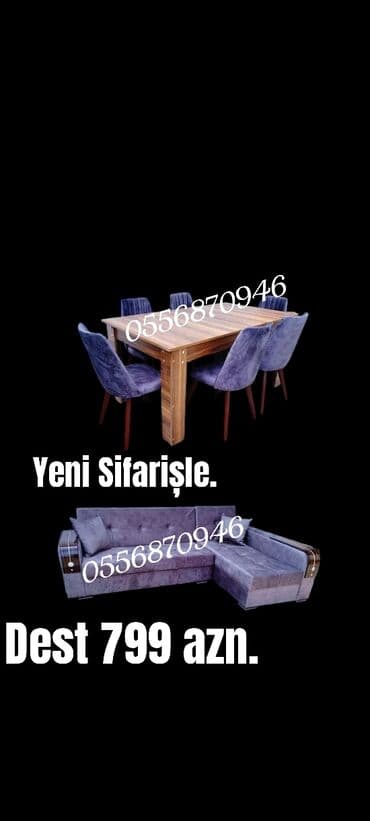 Yeni, Künc divan, Qonaq otağı üçün, Açılmayan, Azərbaycan