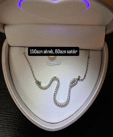 kamplekt: Dəstə daxildir: Boyunbağı, Gümüş — 2